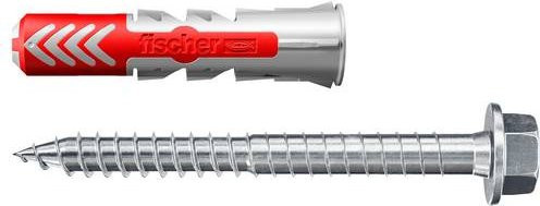 Fischer DuoPower ETA Universal-Dübel Rot, Durchmesser: 8 mm, Länge: 40 mm, 50 Stück - Bild 1