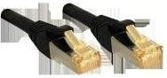 Lindy Patch-Kabel Cat.7 Ethernet LAN RJ-45 auf RJ-45 SFTP PiMF Schwarz 7,5 m - Bild 1