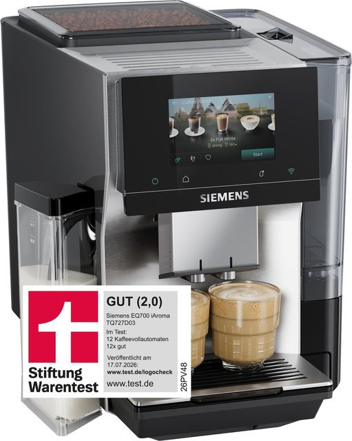 Siemens Kaffeevollautomat EQ700 iAroma TQ727D03 - Bild 1