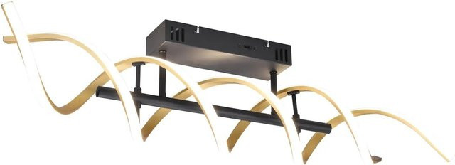 Trio LED-Deckenleuchte Sequence 1-flammig Messing Matt B: 90 cm, H: 14,5 cm - Bild 1
