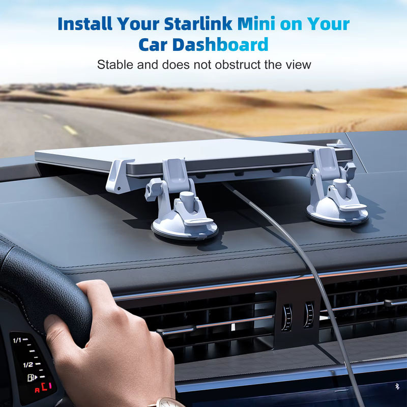 FONKEN Starlink Mini Schiebedach-Saugnapf Autohalterung mit 2 Saugnapf-Basis in Weiß - Bild 2
