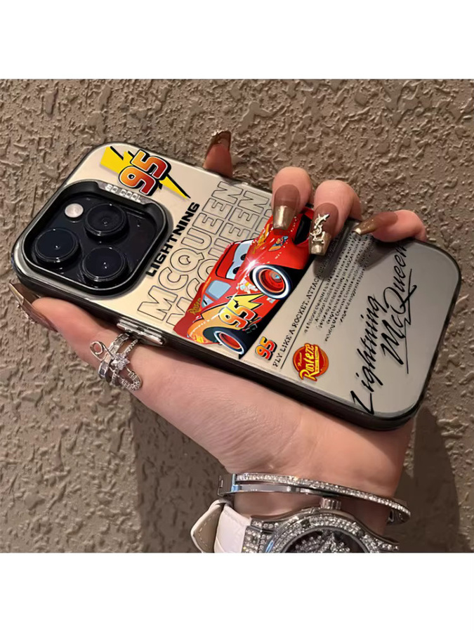 Disney Cars Lightning McQueen stoßfeste PC-Hartschale für iPhone Modelle in Multicolour - Bild 1