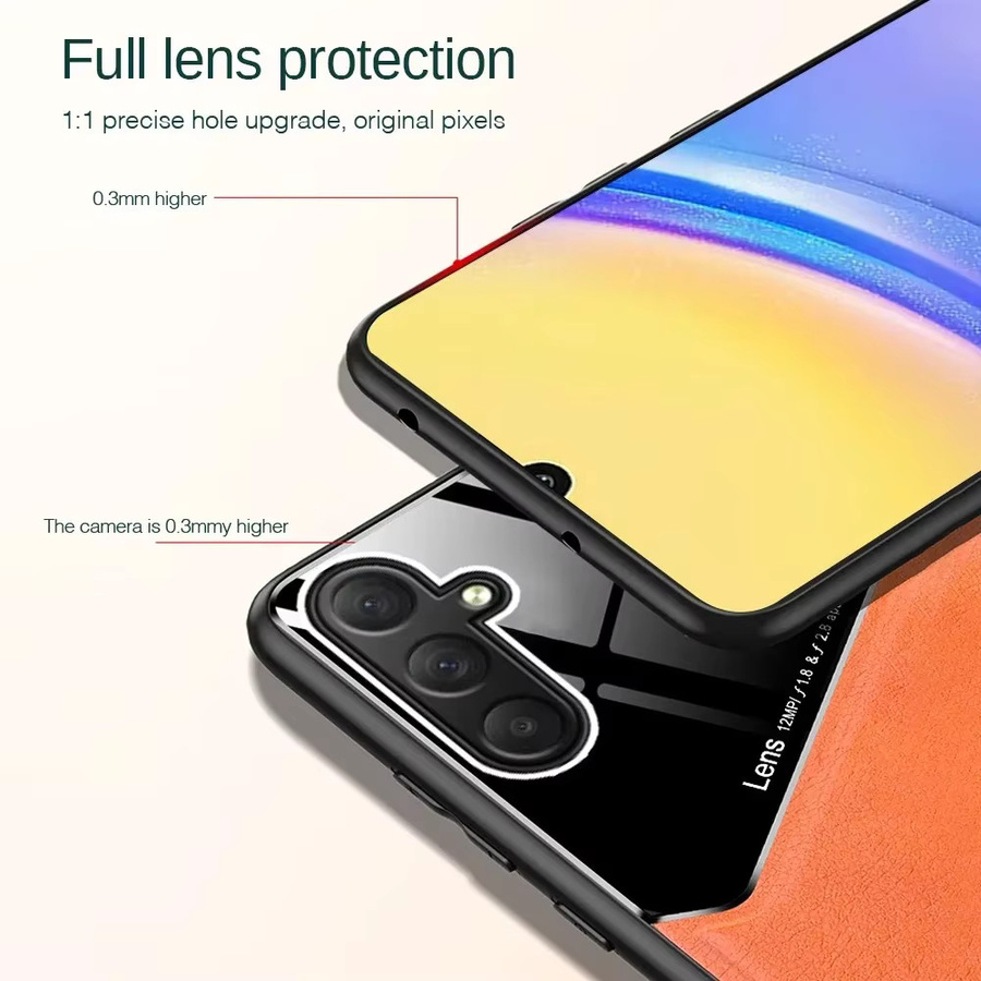 Magnetische Saug Halter Schutzhülle für Samsung Galaxy A17 A07 M35 M55 A56 A36 A26 A16 A06 A15 A25 A35 A55 5G in Orange - Bild 6