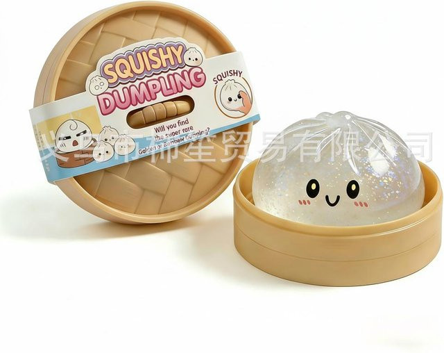 BC Pet Supplies Riesen Squishies Knödel Brötchen, Stressball, mit Glitzer - Bild 1