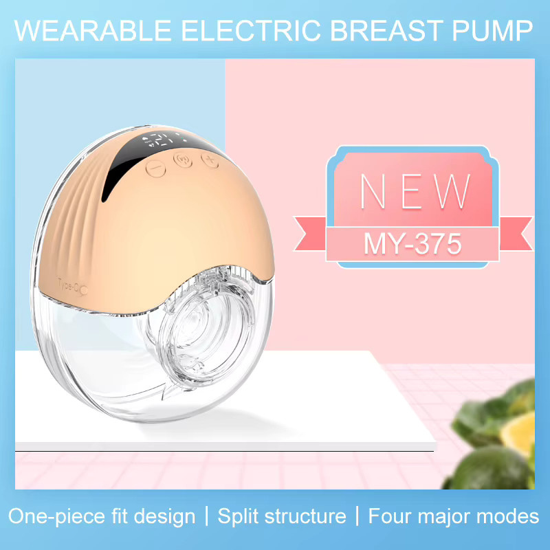 Tragbare Dual-Expression Milchpumpe in Braun mit auslaufsicherem Design für den persönlichen Gebrauch - Bild 2