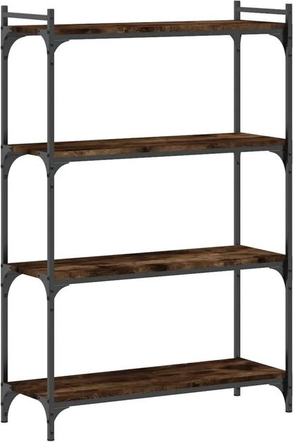 vidaXL Bücherregal im Industrial Design mit 4 Böden in Braun, B/T/H: 80 x 30 x 120 cm - Bild 1