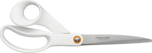 Fiskars Universalschere für Rechtshänder in Weiß mit Edelstahlklingen, Länge: 24 cm - Bild 1