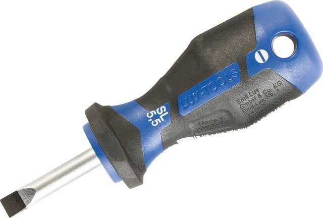 LUX-TOOLS Vergaser-Schraubendreher Blau SL 5,5 mm x 25 mm - Bild 1