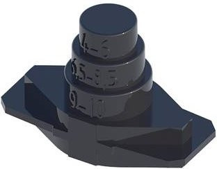 HARTING Kabeldichtung aus Kunststoff in Schwarz - Bild 1