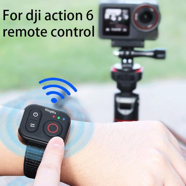 DJI Bluetooth-Fernbedienung für DJI Action 6, Action 5 Pro, Action 4 und OSMO 360 in Schwarz - Bild 1