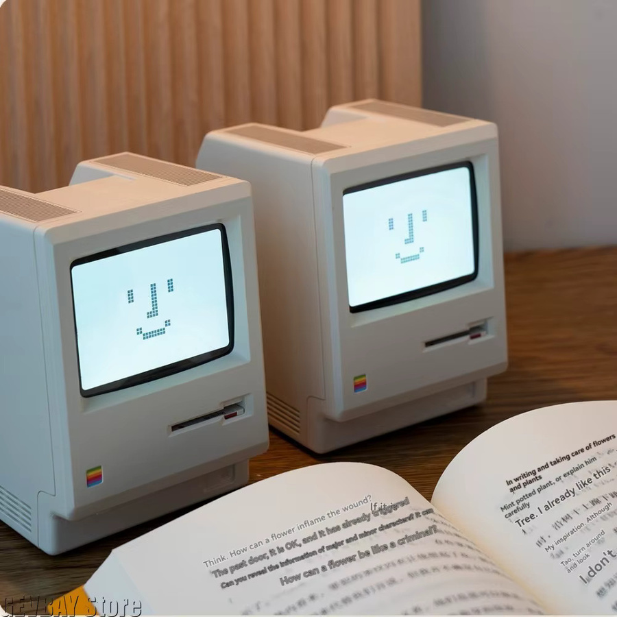 GEVBAY Retro Elektronischer Wecker im geometrischen Design für deinen Schreibtisch - Bild 4