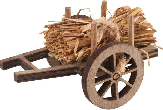 VBS Mini Strohkarre Bauernhof Zubehör aus Holz - Bild 1