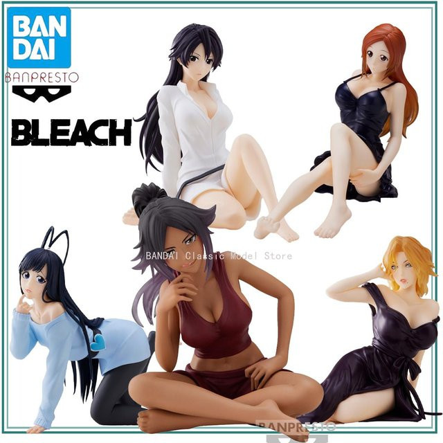 Bandai Bleach Rangiku Shihouin Yoruichi Kuchiki Hisana, Einzelfigur, Kunststoff - Bild 1