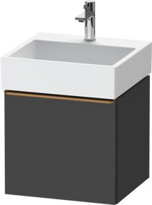 Duravit Waschtischunterschrank D-Neo, wandhängend, Grau matt, B/T: 48,4 x 44,2 cm - Bild 1