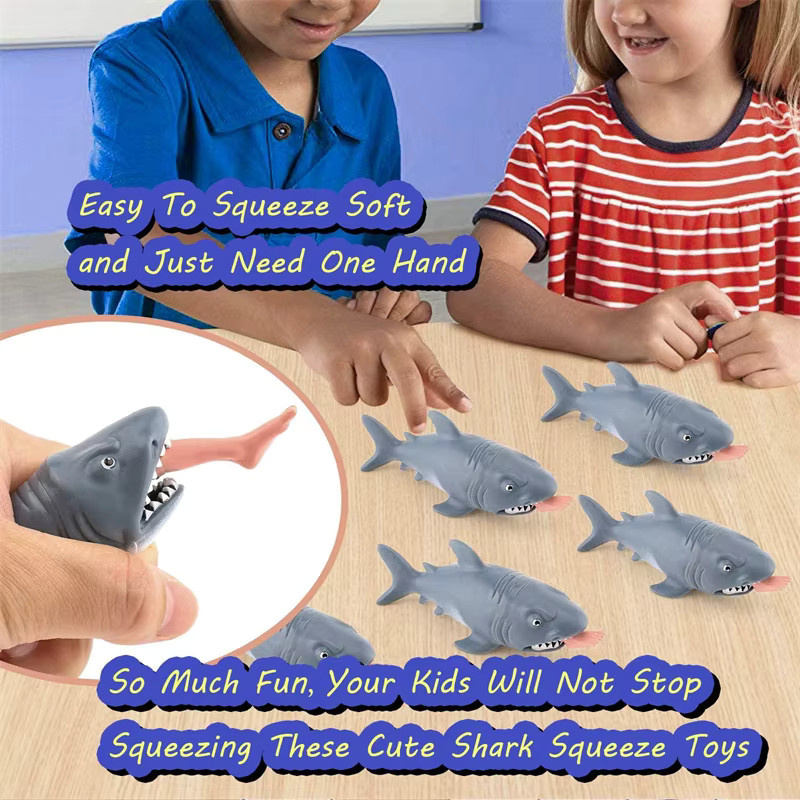 soulbao Hai-Squeeze-Spielzeug, Anti-Stress-Zappelspielzeug, zufällige Farbe - Bild 2