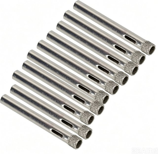 10 Stück Stookits Diamantbeschichtete Bohrer für Fliesen, Keramik und Glas, Durchmesser: 6 mm - Bild 1