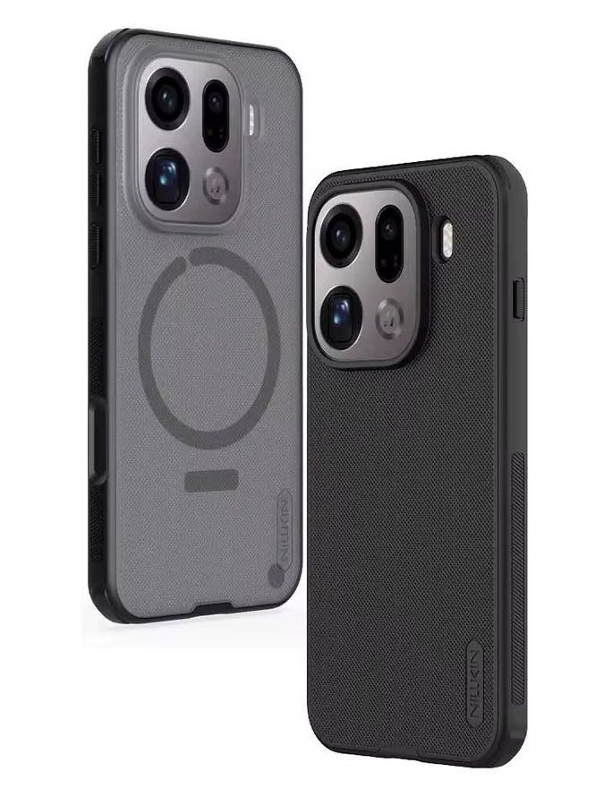 Nillkin Super Frosted Shield Pro Magnetische Schutzhülle für OPPO Find X9 Pro und Find X9 in Schwarz - Bild 5