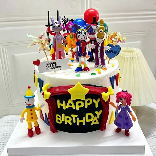 Bandai Der Erstaunliche Digitale Zirkus Modellfiguren, 8-teiliges Set - Bild 1
