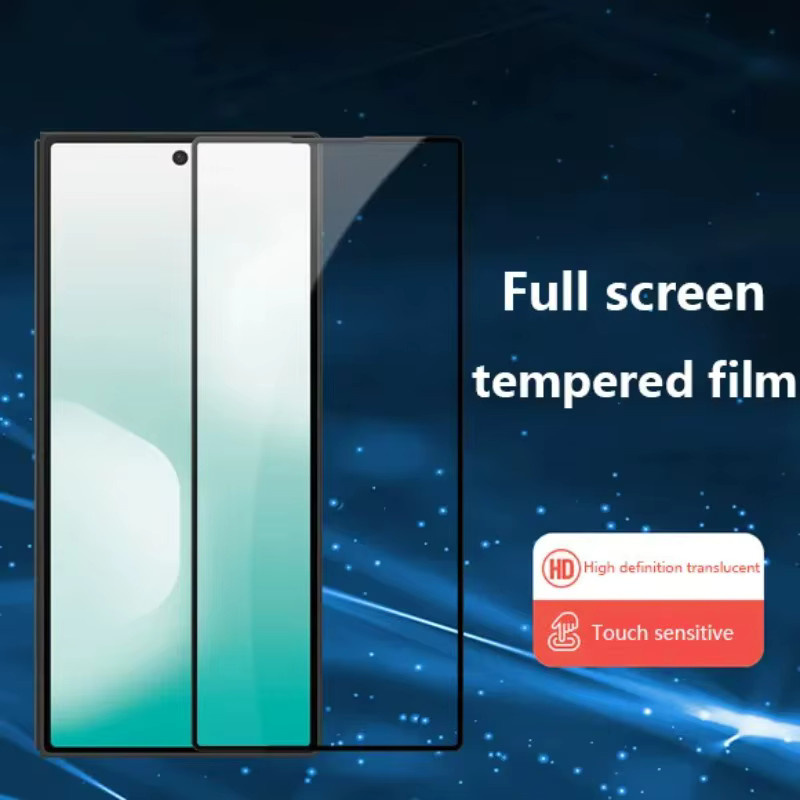 Set aus gehärtetem Glas als HD-Schutzfolie für Vivo X Fold 3 Pro, transparent und kratzfest mit vollständiger Abdeckung - Bild 2