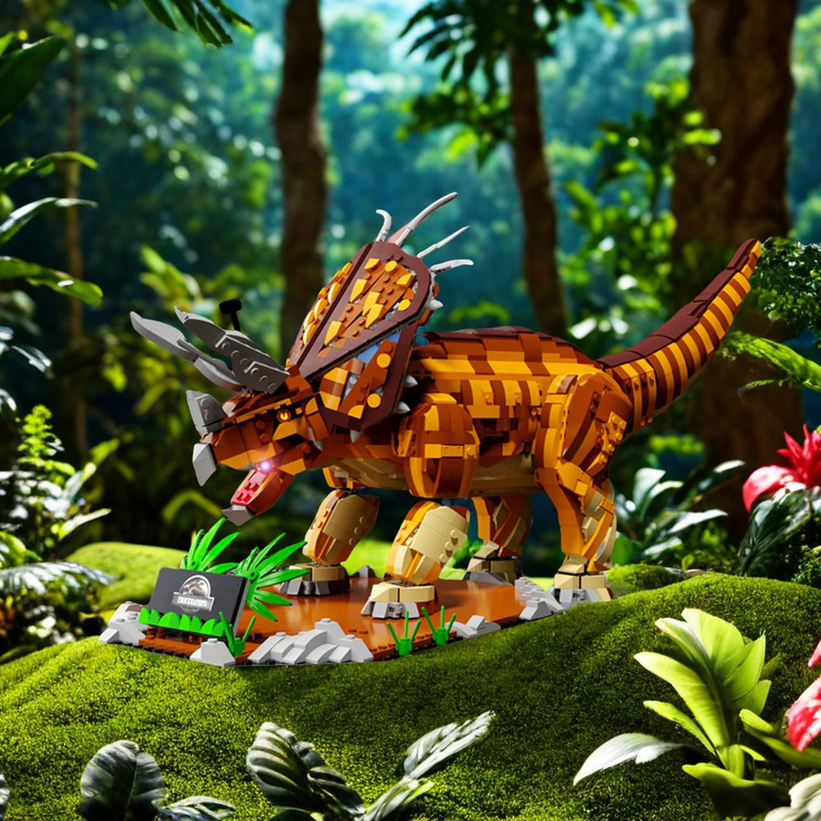YCOLE Dinosaurier Triceratops Bausteine Puzzlebausteine 2116 Teile - Bild 5