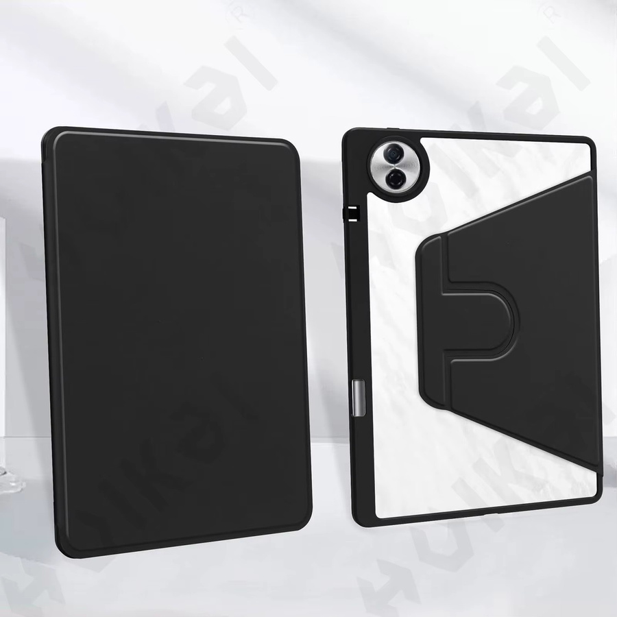 Rotierende Schutzhülle für Honor Pad 10 Magic Pad 3X9 Pro X9A 2 V9 in Schwarz mit Stifthalter und Auto Wake Sleep Funktion - Bild 2