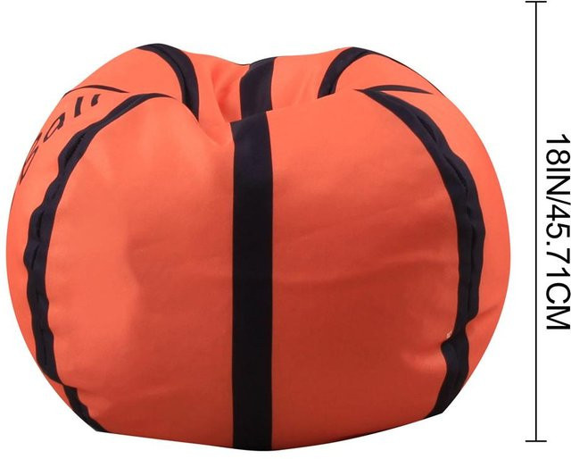 Neoglint Aufbewahrungs-Sitzsack mit Reißverschluss für Plüschtiere in Multicolour, Durchmesser: 45,72 cm - Bild 1