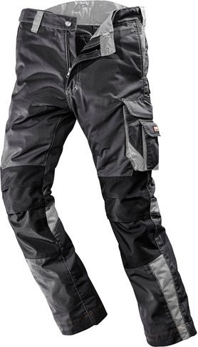 BULLSTAR Arbeitshose WORXTAR aus Polyester-Baumwolle in Schwarz/Grau - Bild 1