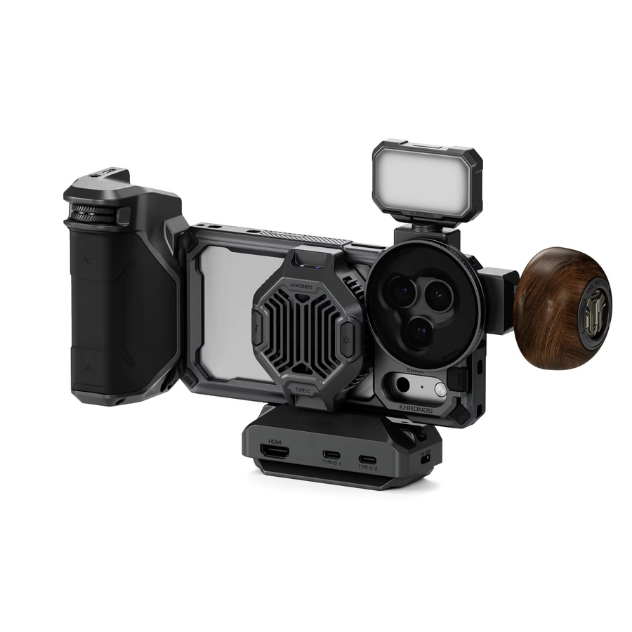 TILTA Khronos Classic 17 Pro/ Pro Max Mobiler Videokäfig Ultimate Kit für iPhone 17 Pro und iPhone 17 Pro Max in Schwarz mit magnetischer Mehrfach-Rückplatte - Bild 1