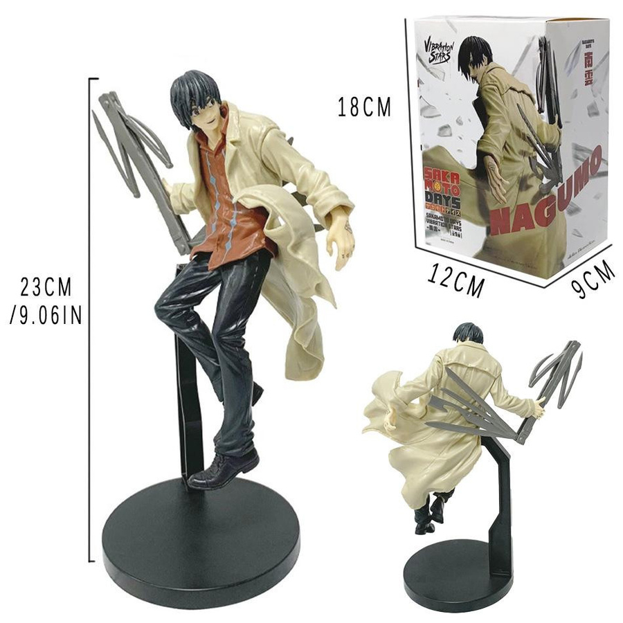 Fashnics Sakamoto Days Sakamoto Tarou Minato Nanun Figur Modell - Bild 3