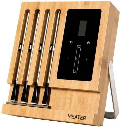 Meater Block Grillthermometer aus Holz in Braun mit App-Steuerung für professionelle Temperaturkontrolle - Bild 1