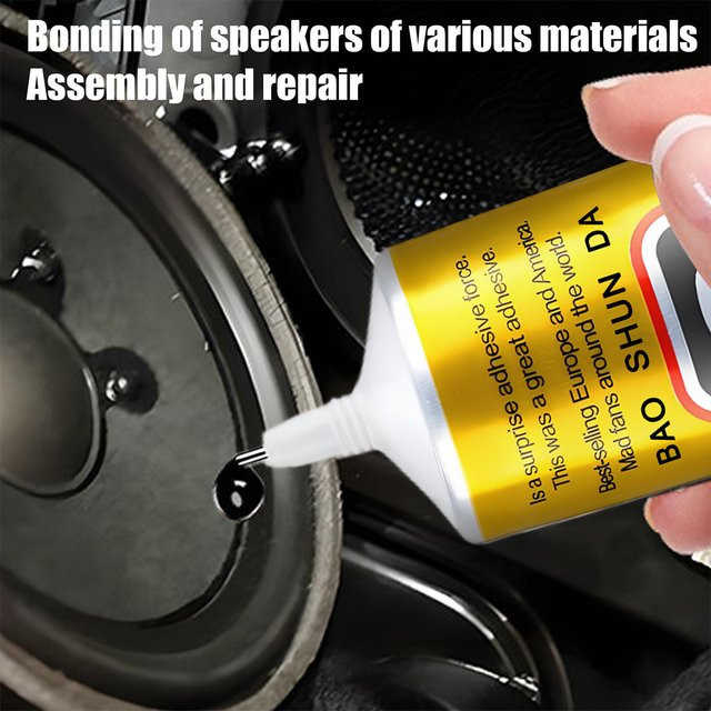 B-7000 und T7000 Universal-Reparaturkleber für Musikinstrumente, starker flexibler Flüssigkleber in Transparent oder Schwarz, 15 ml und 50 ml - Bild 1