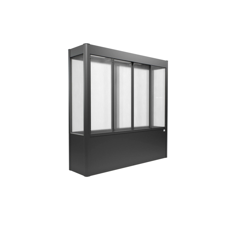 Biohort Gewächshaus Florentina Dunkelgrau-Metallic mit Polycarbonat-Verglasung 1 m² - Bild 2