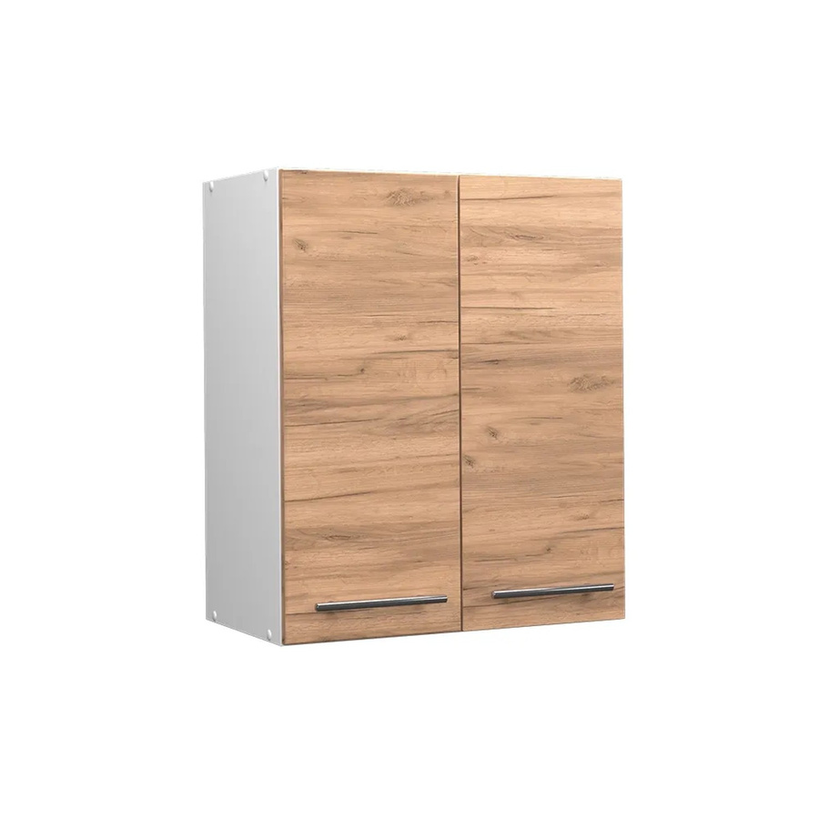 Vicco Hängeschrank Fame-Line Küchenschrank Weiß Eiche mit Softclose-Scharnieren und Einlegeboden B: 60 cm, H: 72 cm, T: 34 cm - Bild 3