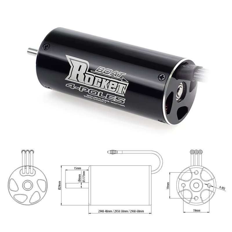 Traxxas Motor 70A ESC Wasserkühlung für RC Boot Auto - Bild 2