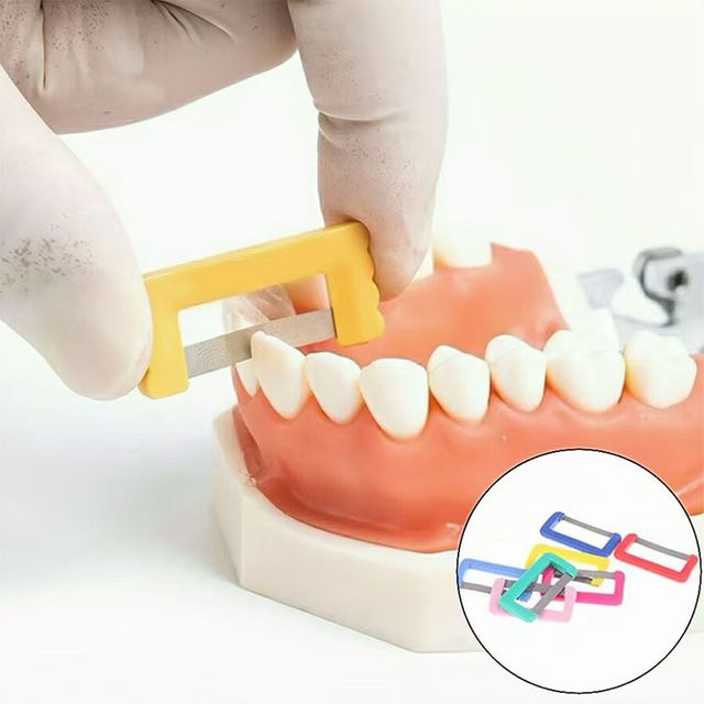 DENTWORLD Interproximal Emaille Polieren Werkzeug, 3 Teile/Satz - Bild 1