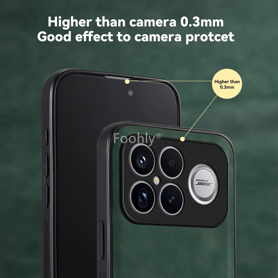 Stoßfeste magnetische Nubukleder Schutzhülle für Xiaomi Poco F8 Ultra und Poco F8 Pro in Grau - Bild 5