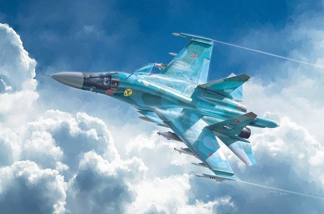 Italeri Sukhoi SU-34 Fullback, Modellfahrzeug, 1:72 - Bild 1