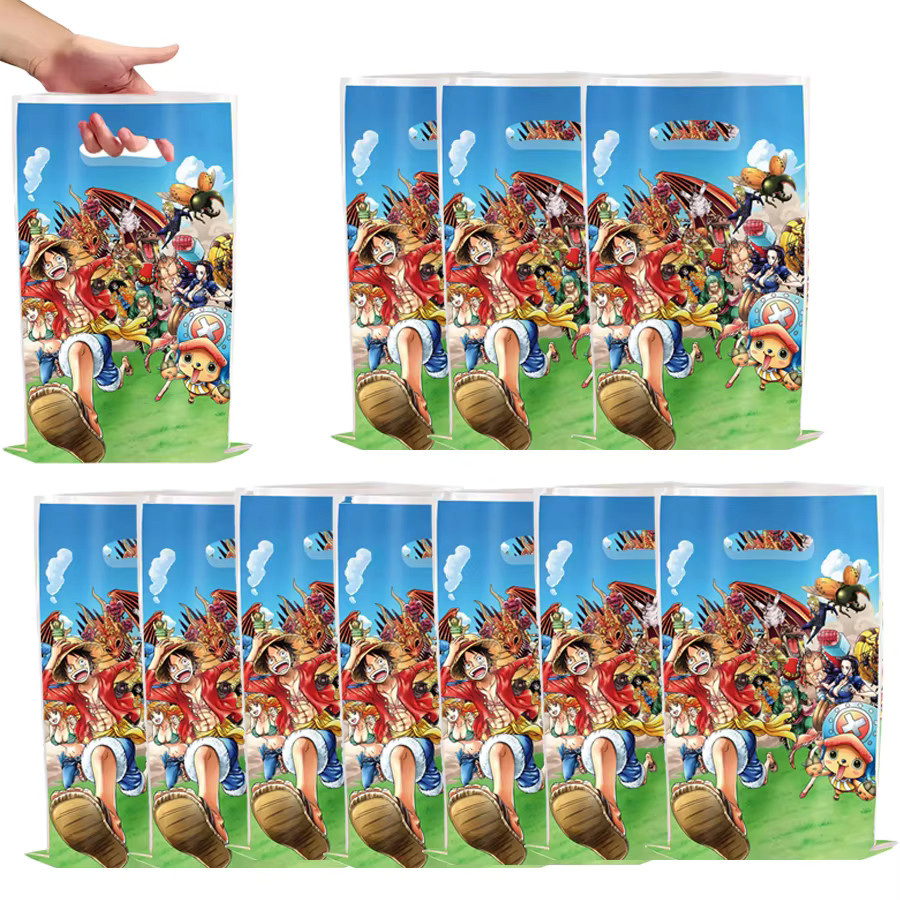 One Piece Anime Goodie Bags Wasserdichte Geschenktüten für Geburtstagsparty von Bandai in Mehrfarbig - Bild 4