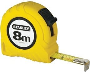 Stanley Bandmaß Gelb Schwarz 8 m Breite: 2,5 cm - Bild 1