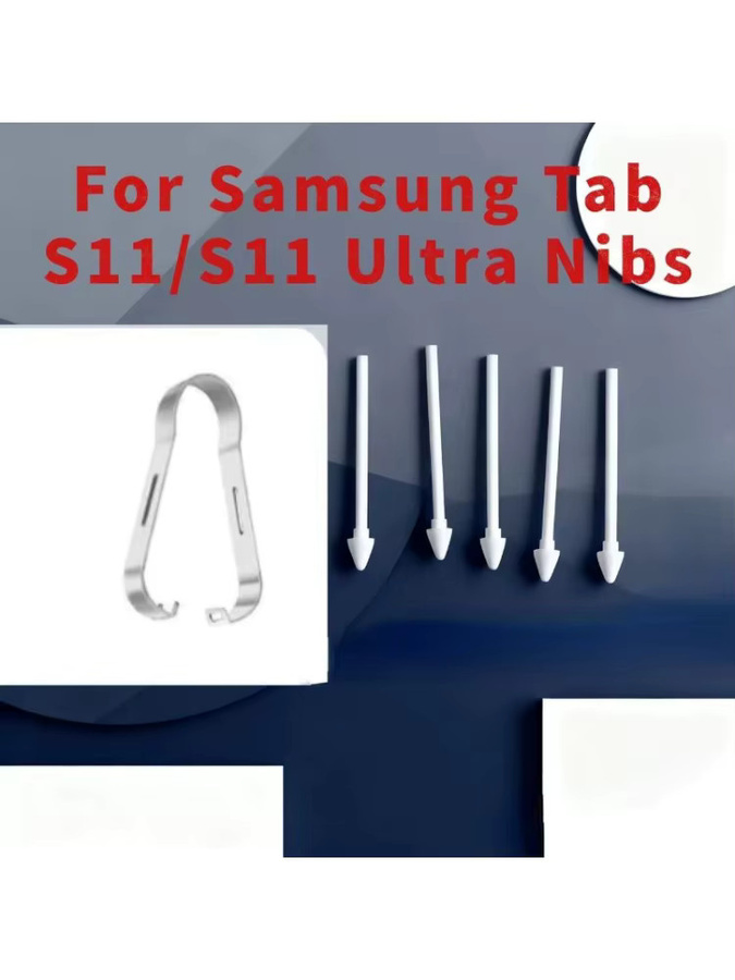 Samsung S Pen Ersatzspitzen für Galaxy Tab S11 Ultra und SM-X736B SM-X730 Set mit Werkzeug in Weiß - Bild 4