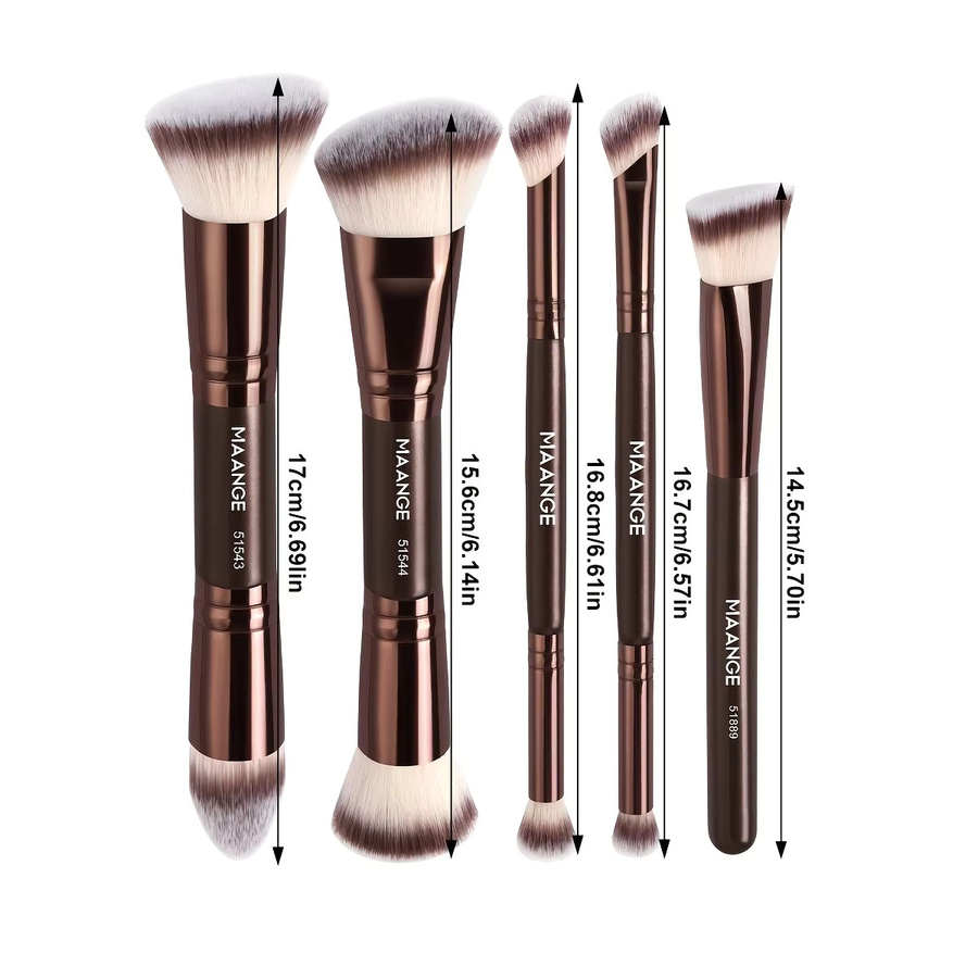 MAANGE Make-up-Pinsel-Set, 5-teilig, Unisex - Bild 2