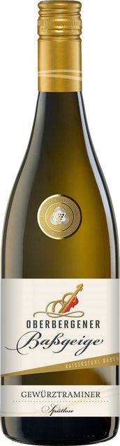 Oberbergener Baßgeige Gewürztraminer Weißwein, Spätlese, Baden, 2025, lieblich, 0,75 l - Bild 1