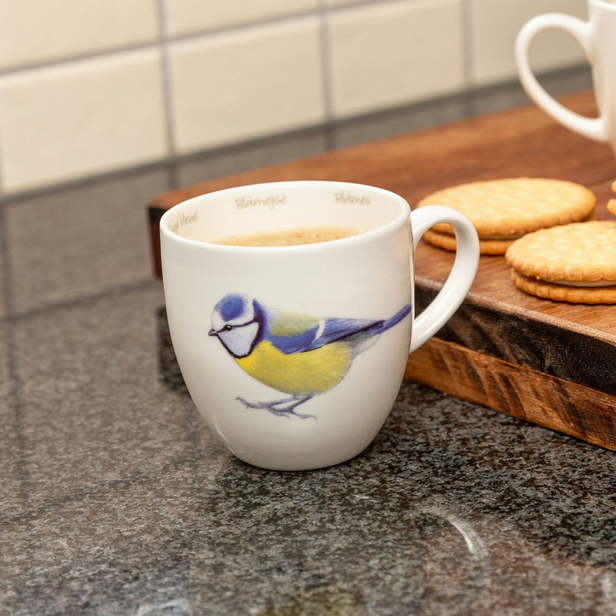 Tasse Blaumeise von CJ Wildlife, weiß, Keramik, spülmaschinenfest - Bild 2