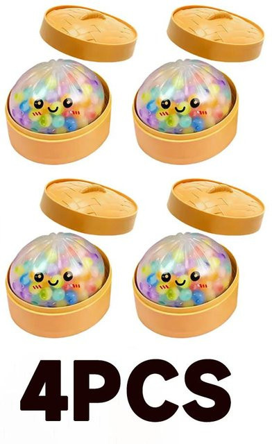 A Family Of Home Textiles Glitzerperlen-gefüllter Knödel Squishy, Blind Box, Sensorisches Quetschspielzeug - Bild 1