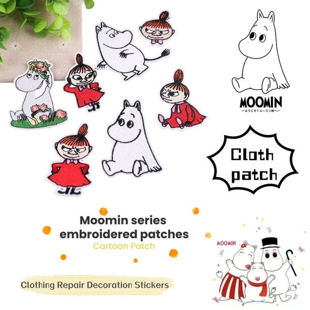 Moomin Bestickter Stoffaufnäher, Bunt / Mehrfarbig, Zubehör - Bild 1