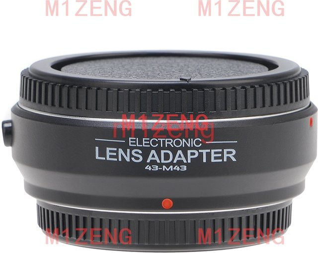 DMW-MA1 MMF-1 MMF-2 MMF3 Adapter für 4/3-Objektive an Olympus und Panasonic Micro Four Thirds Kameras, Schwarz - Bild 1
