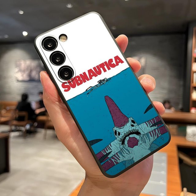 Game S-Subnautica Softshell Handyhülle für Samsung Galaxy A-Serie in Schwarz - Bild 1