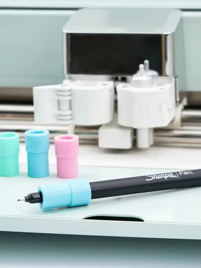 5/9 Stück Stiftadapter Set in Grün für Maker 4/3, Explore 3 und Air 2, kompatibel mit Sharpie Fine Point, Ultra Fine Point und Art Pen aus Kunststoff - Bild 5