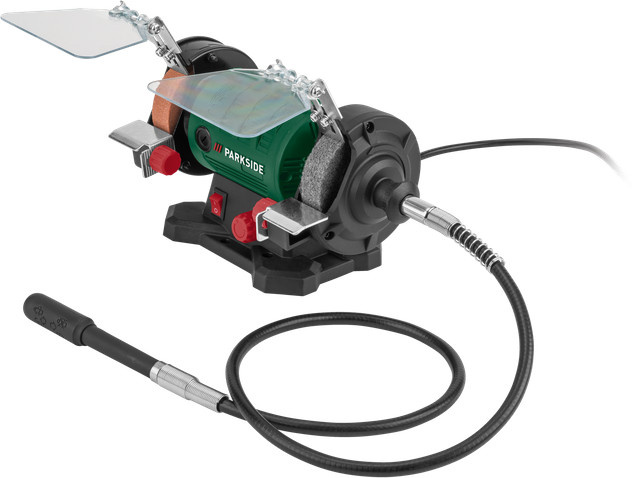 Parkside Doppelschleifer PDFW 120 B3 mit flexibler Welle und 103-teiligem Zubehör-Set - Bild 1