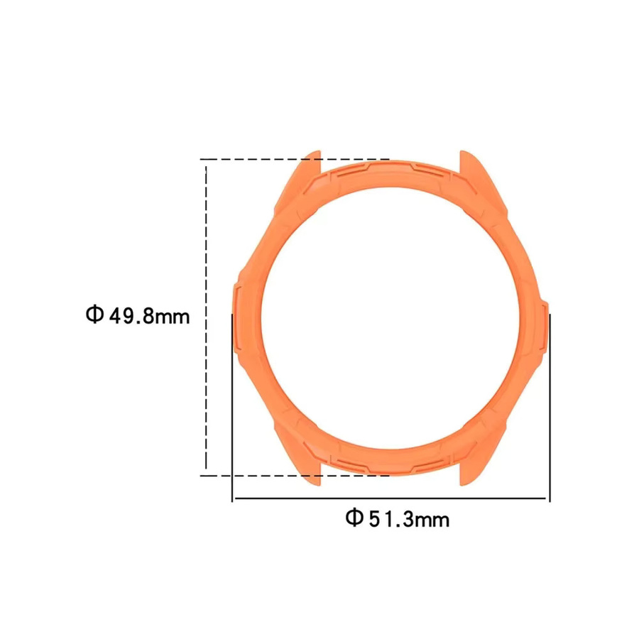 CAOWTAN Schutzhülle für Garmin Fenix 7 7S 7X Pro Epix Pro, Silikon, Schwarz, Unisex - Bild 1